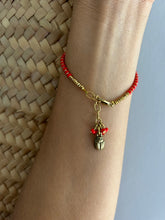 Load image into Gallery viewer, Natasha Beaded Bracelet - Red
