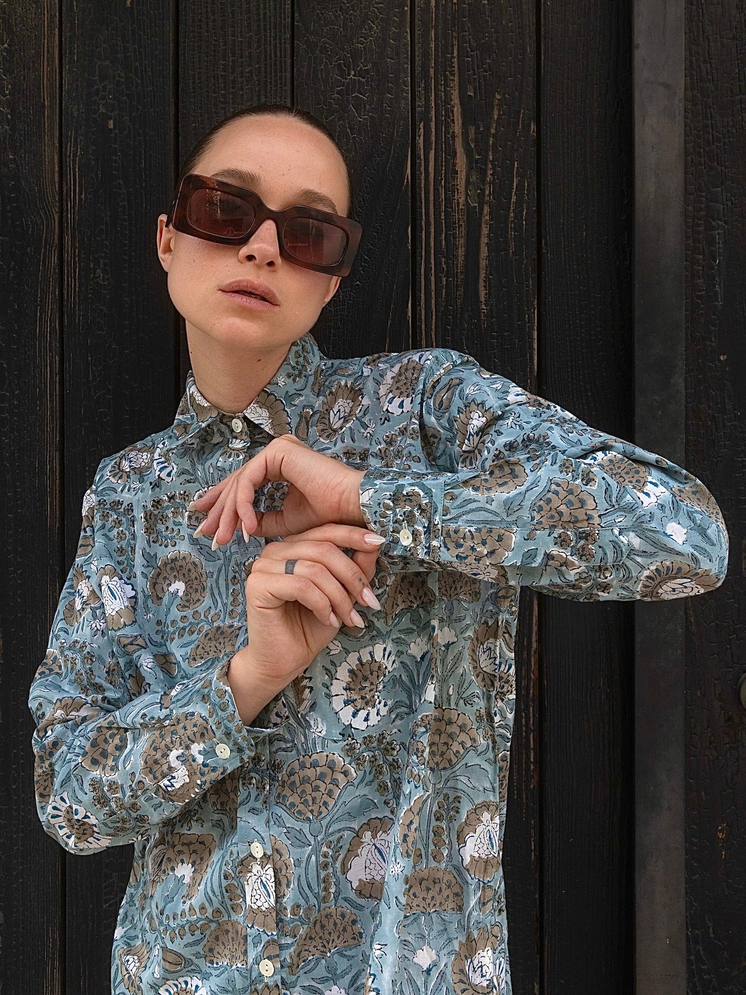 Gray Lotus Shirt