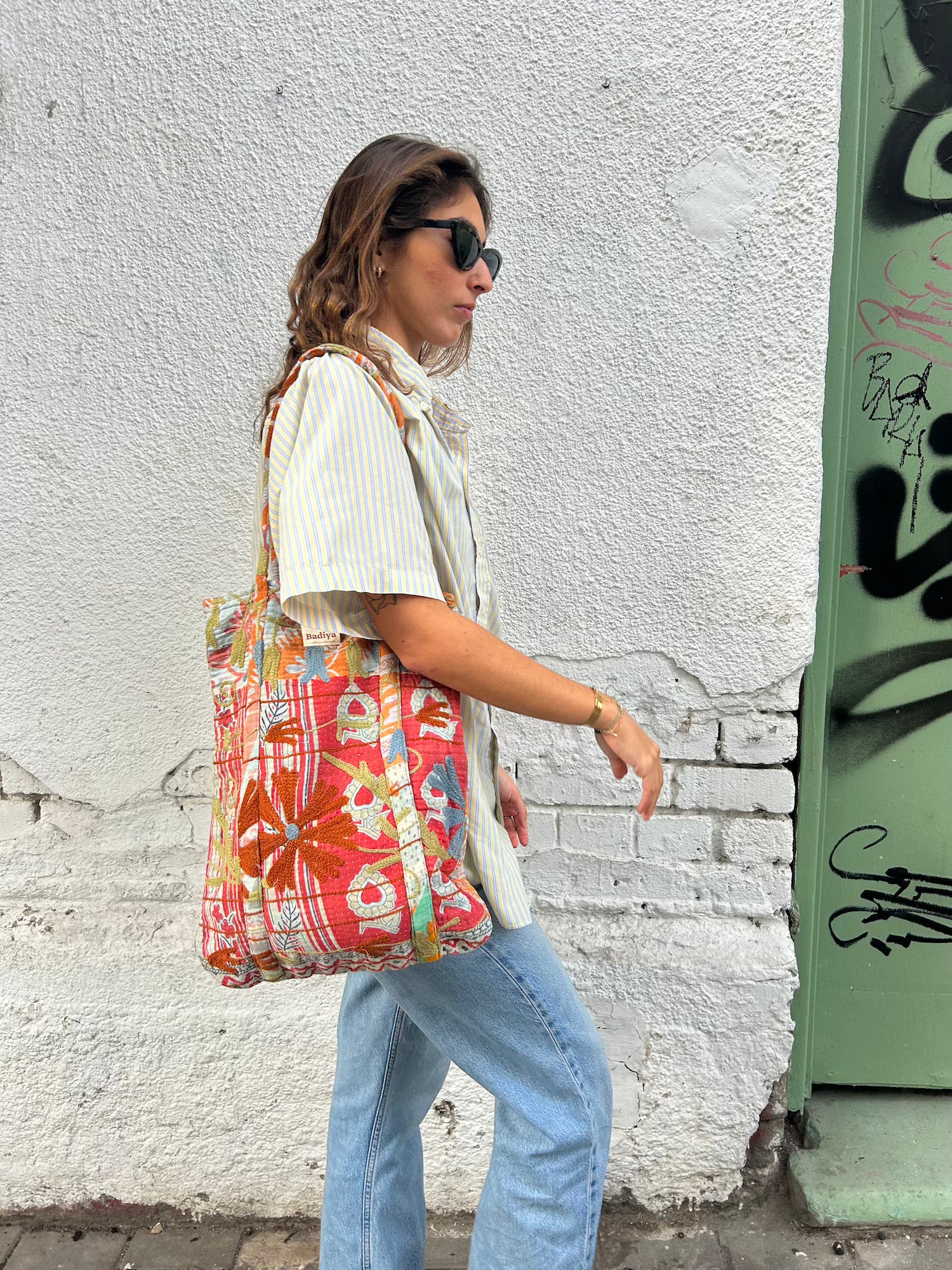 Kantha Suzani Bag