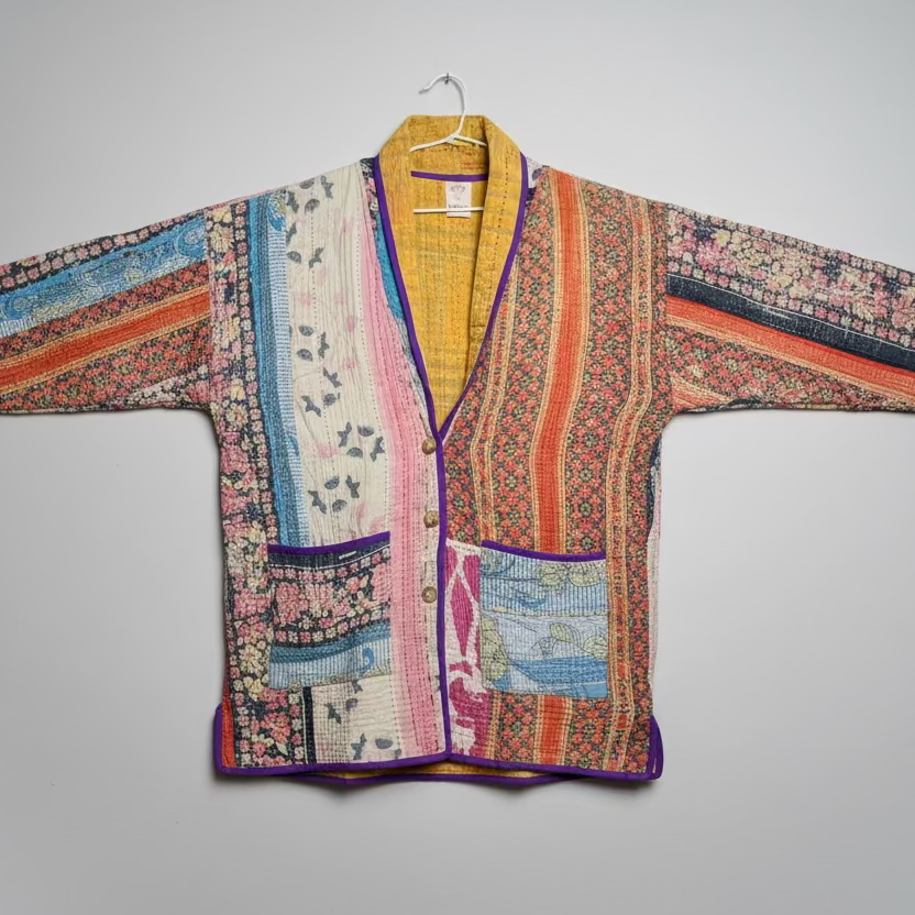 Long Kantha Jacket