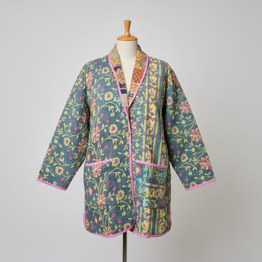 Long Kantha Jacket