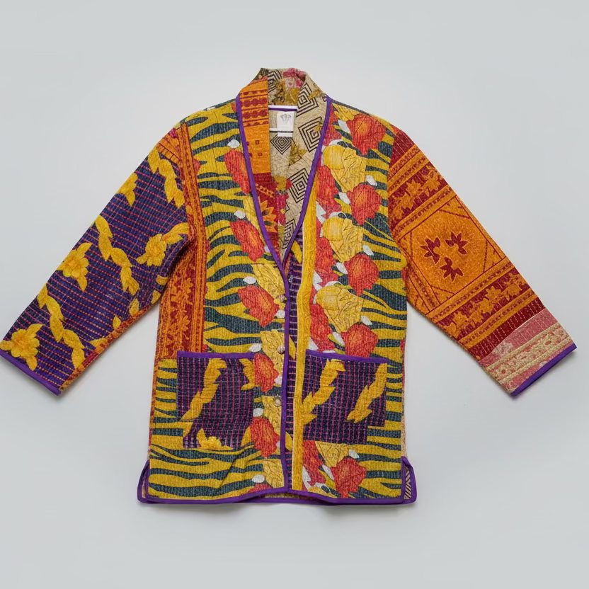 Long Kantha Jacket