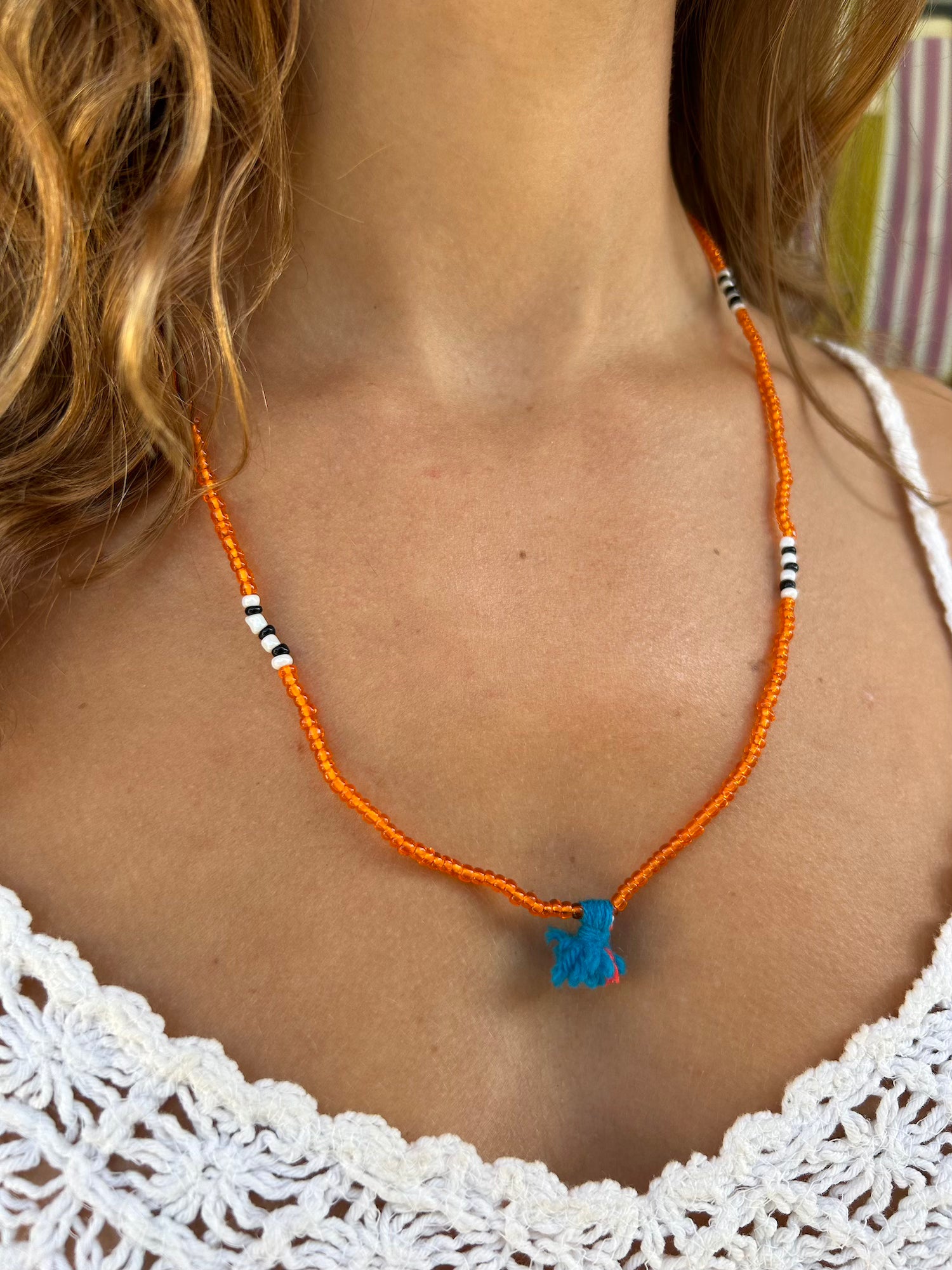 Shanti Necklace - Orange