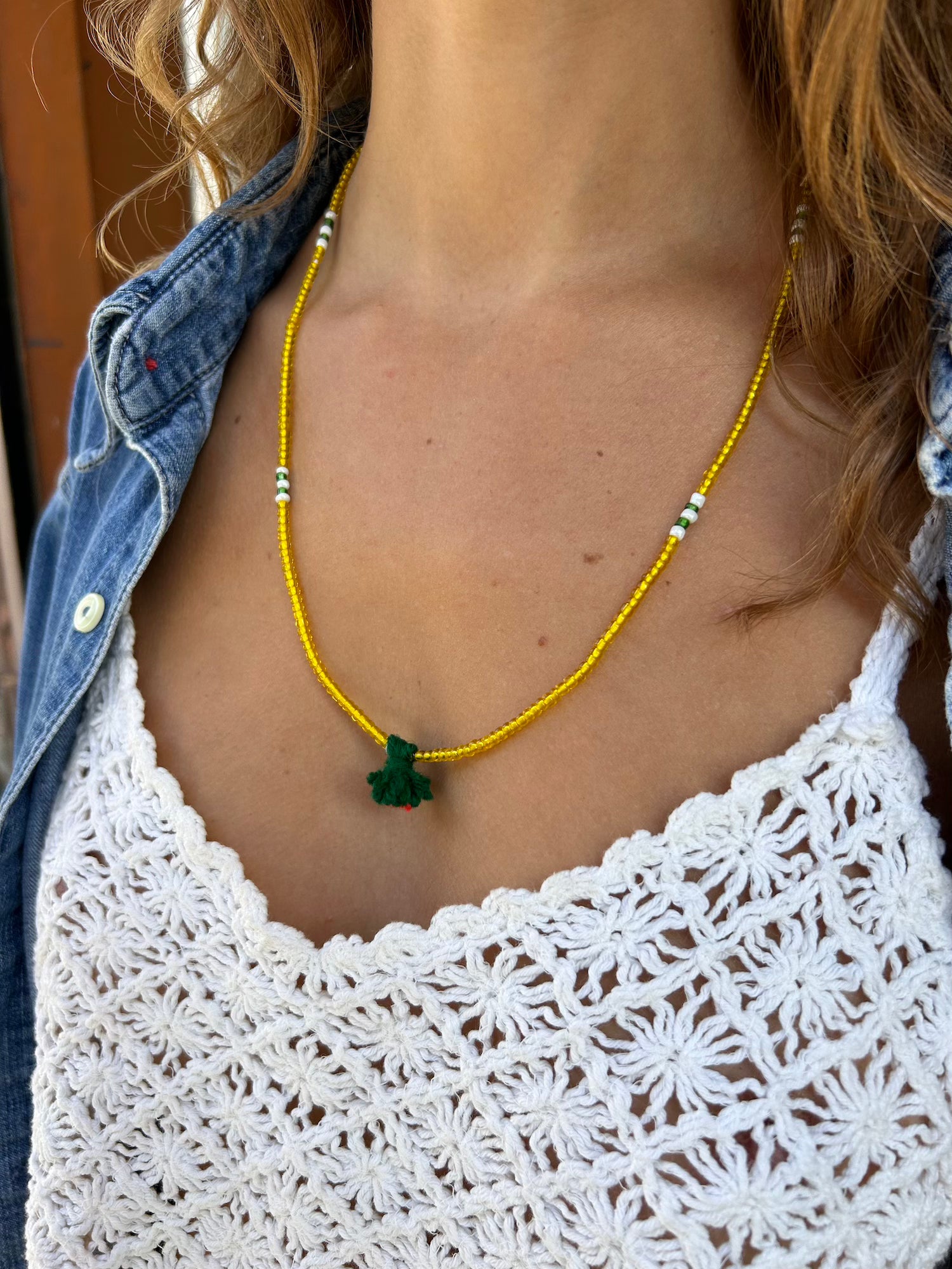 Shanti Necklace - Yellow