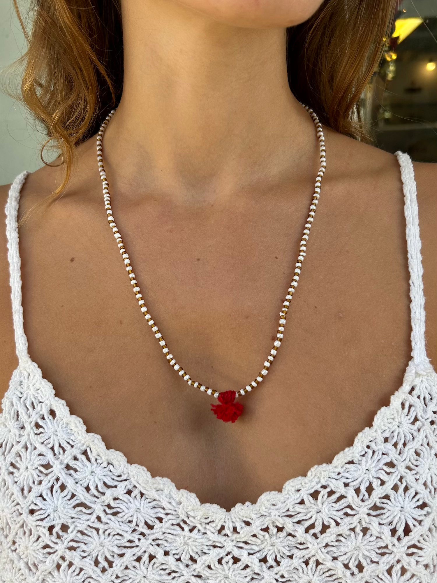 Shanti Necklace - White Mix