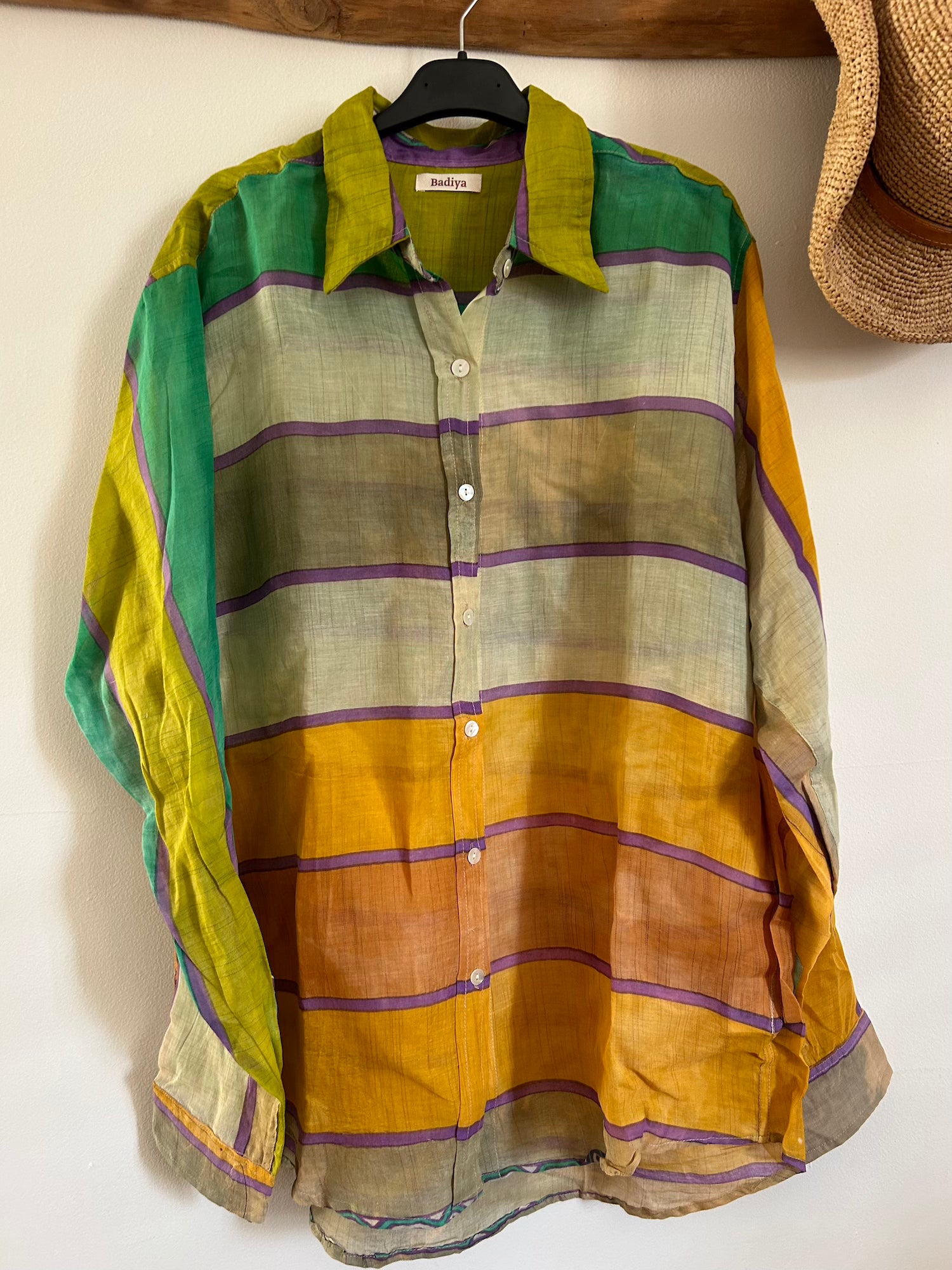Vintage Sari Shirt