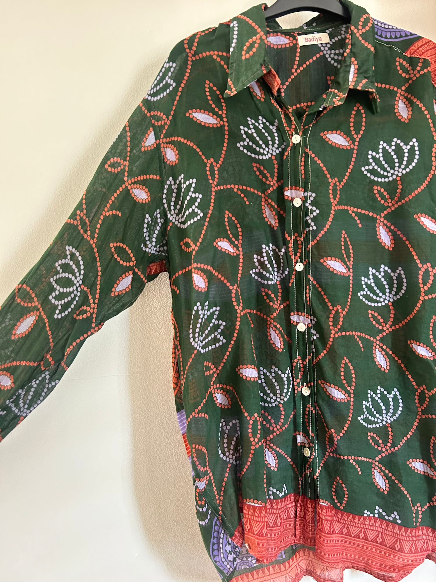 Vintage Sari Shirt