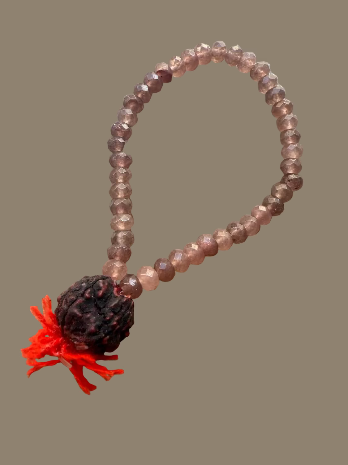 Prune Pompom Bracelet