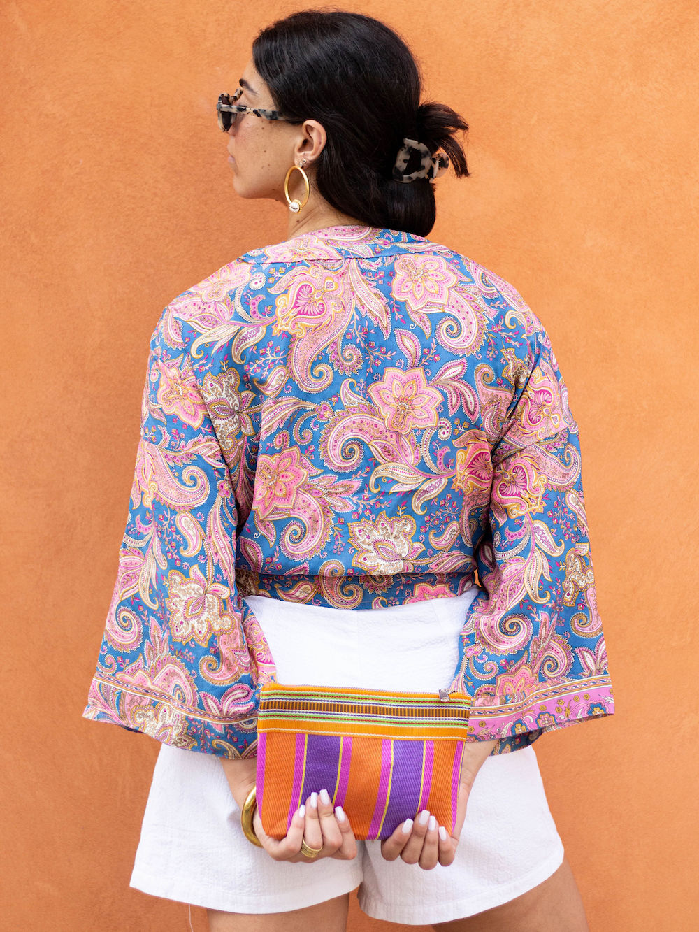 Blue Lotus Kimono 