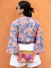 Load image into Gallery viewer, Blue Lotus Kimono

