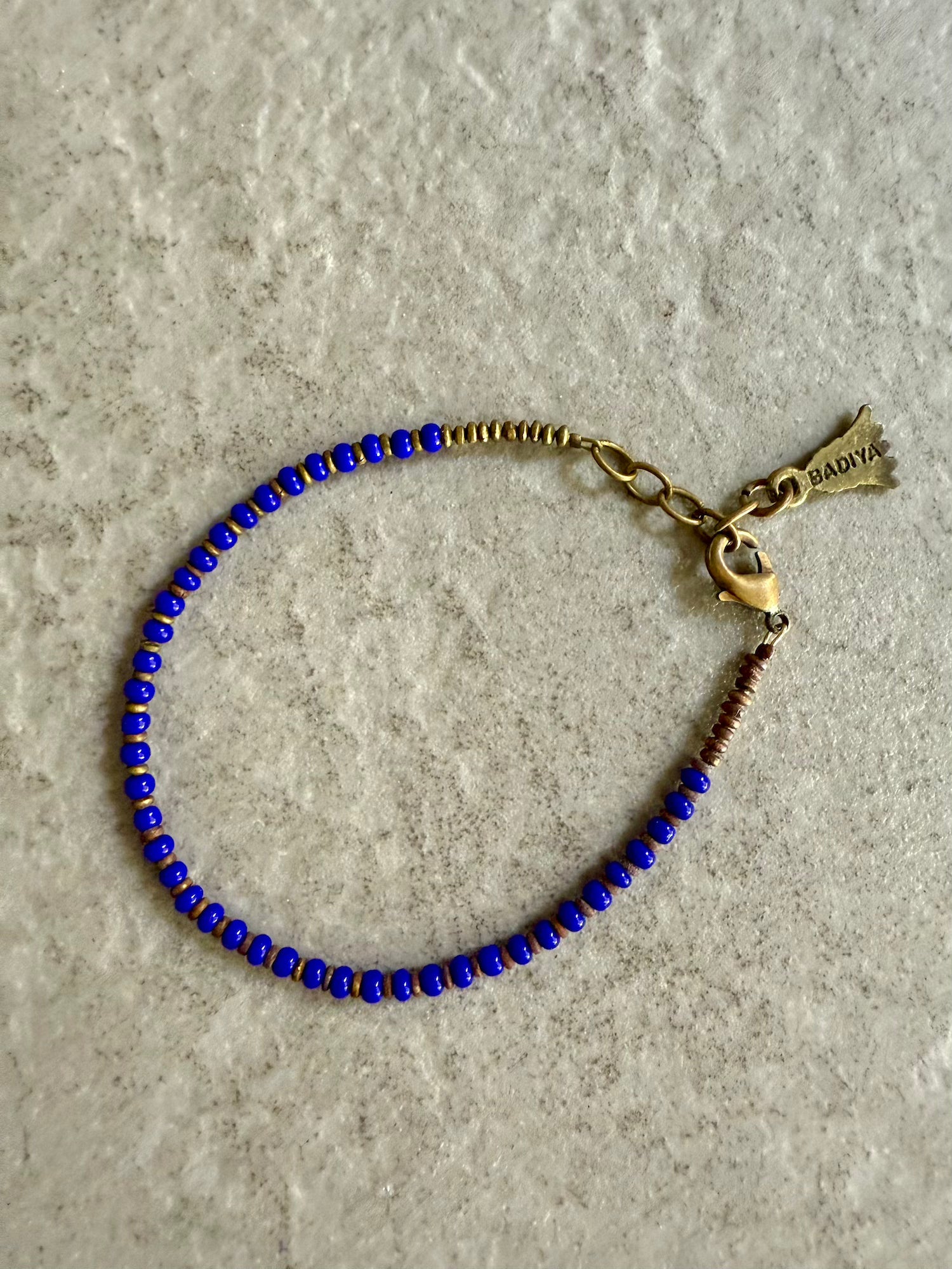 Natasha Beaded Bracelet - Dark Blue