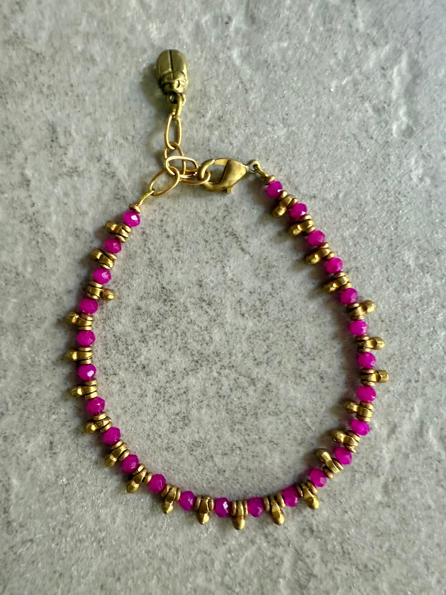 Natasha Beaded Bracelet - Pink