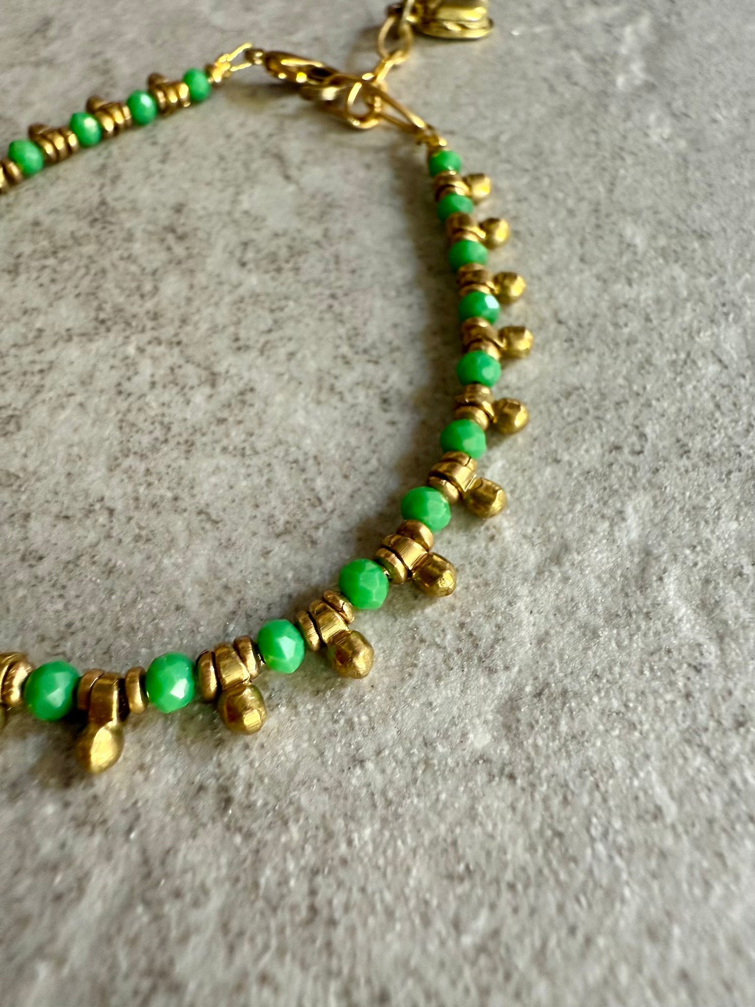 Natasha Beaded Bracelet - Lt. Green