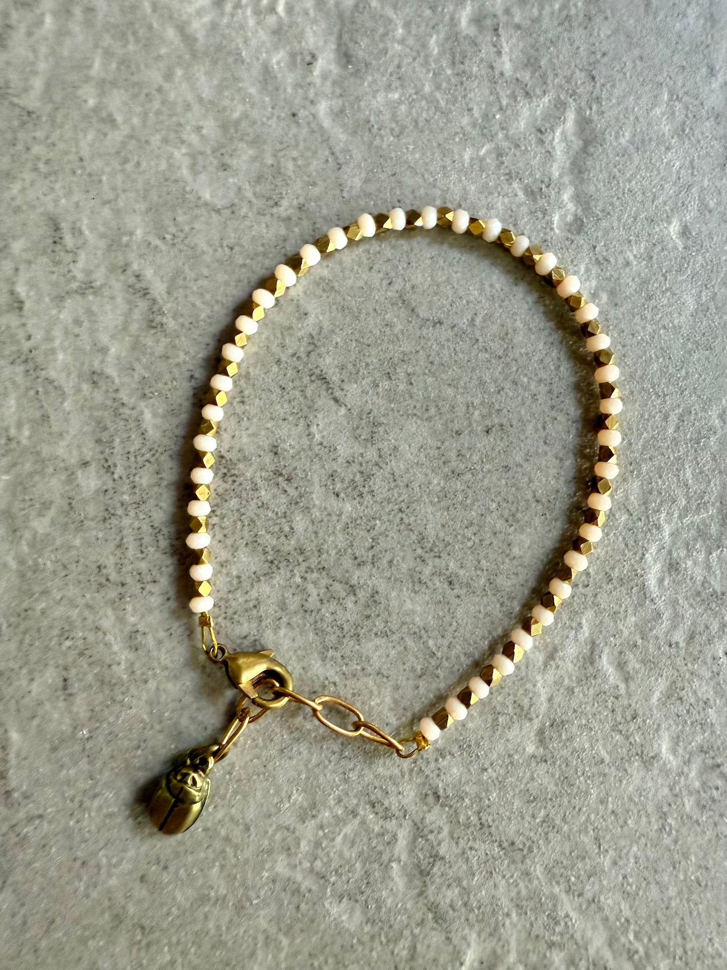 Natasha Beaded Bracelet - White