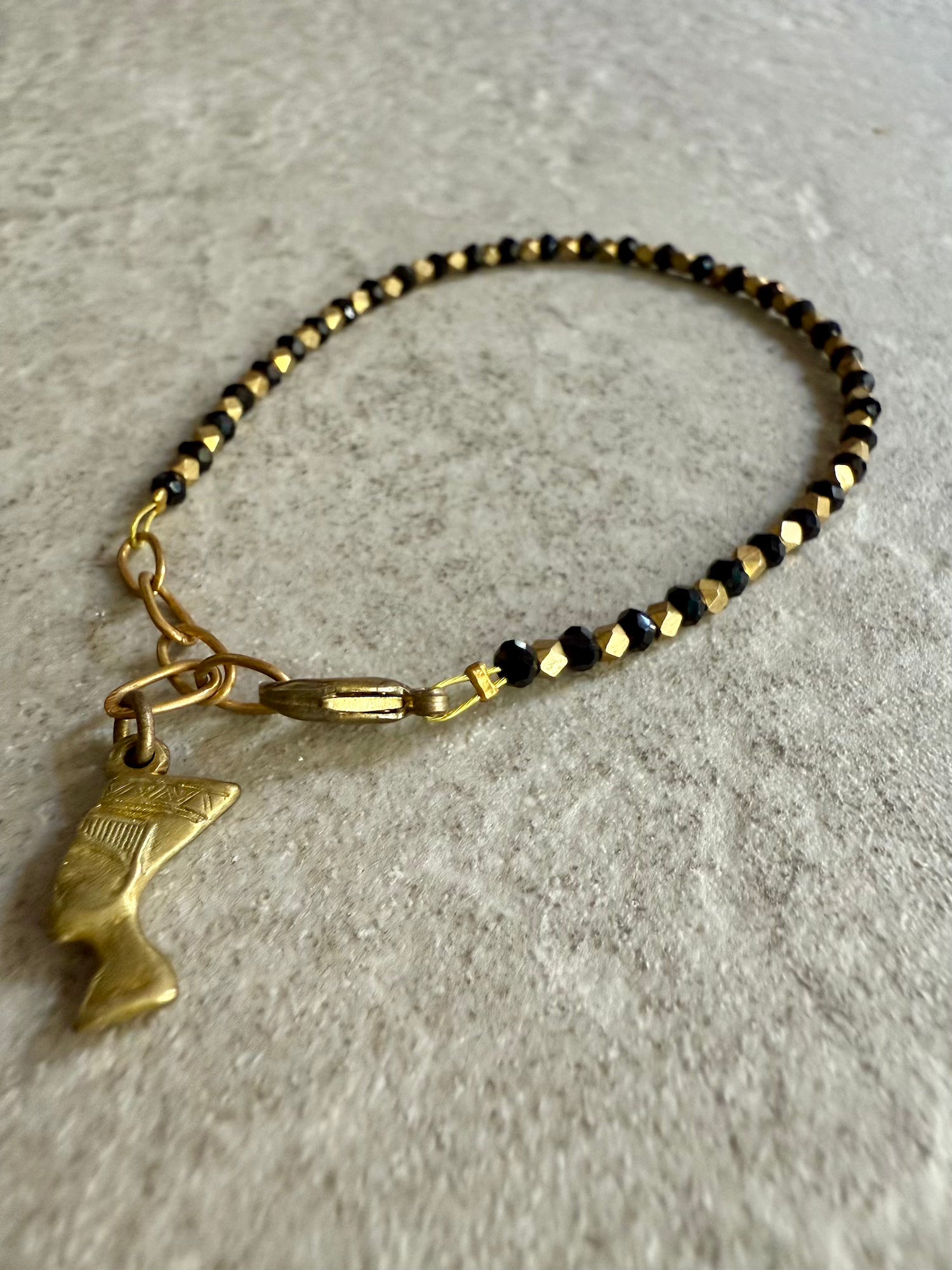 Natasha Beaded Bracelet - Black