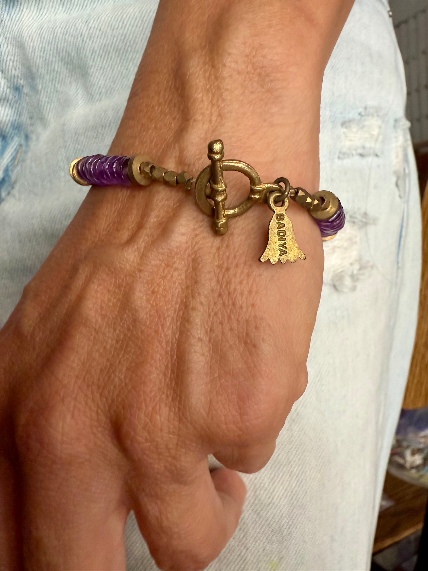 Semi-precious Bracelet - Amethyst