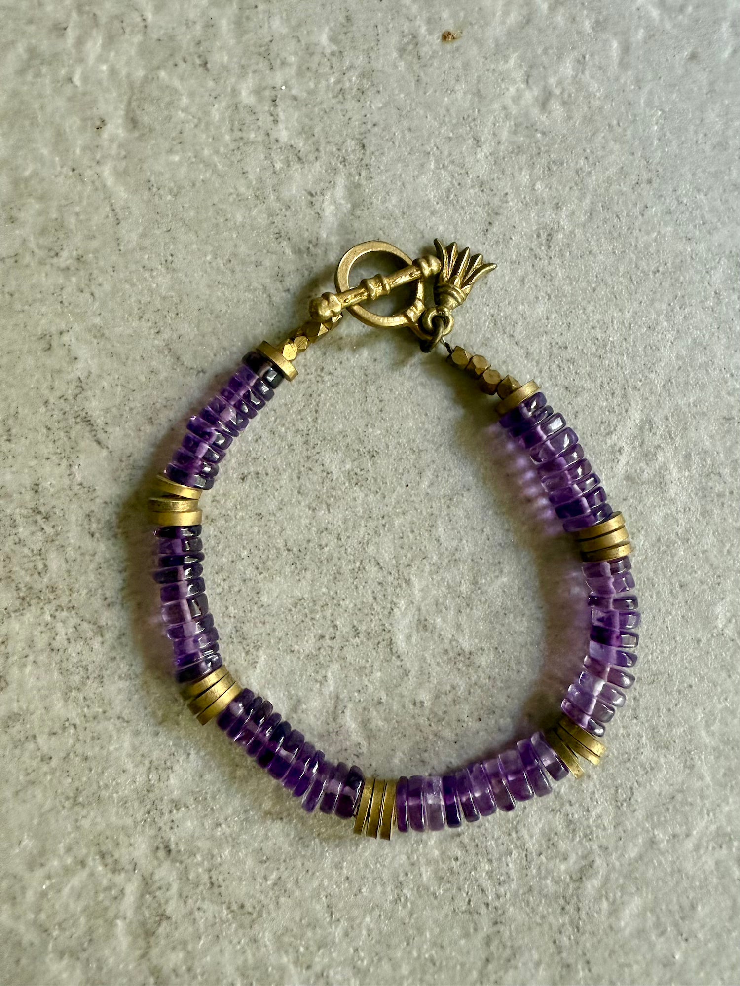 Semi-precious Bracelet - Amethyst