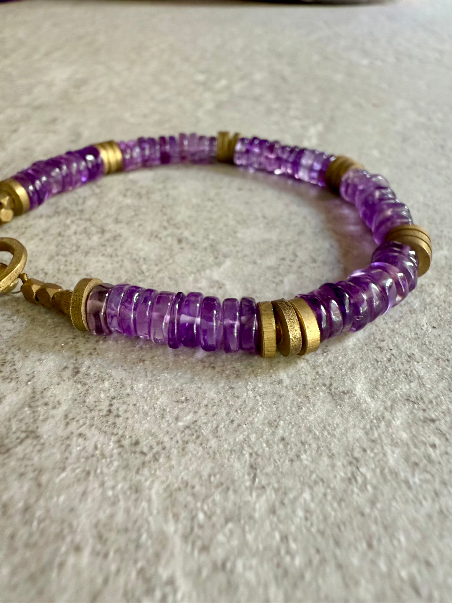 Semi-precious Bracelet - Amethyst