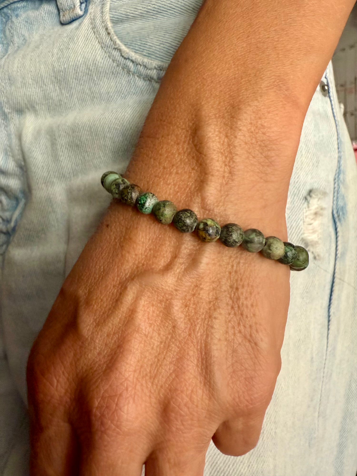 African Turquoise Bracelet