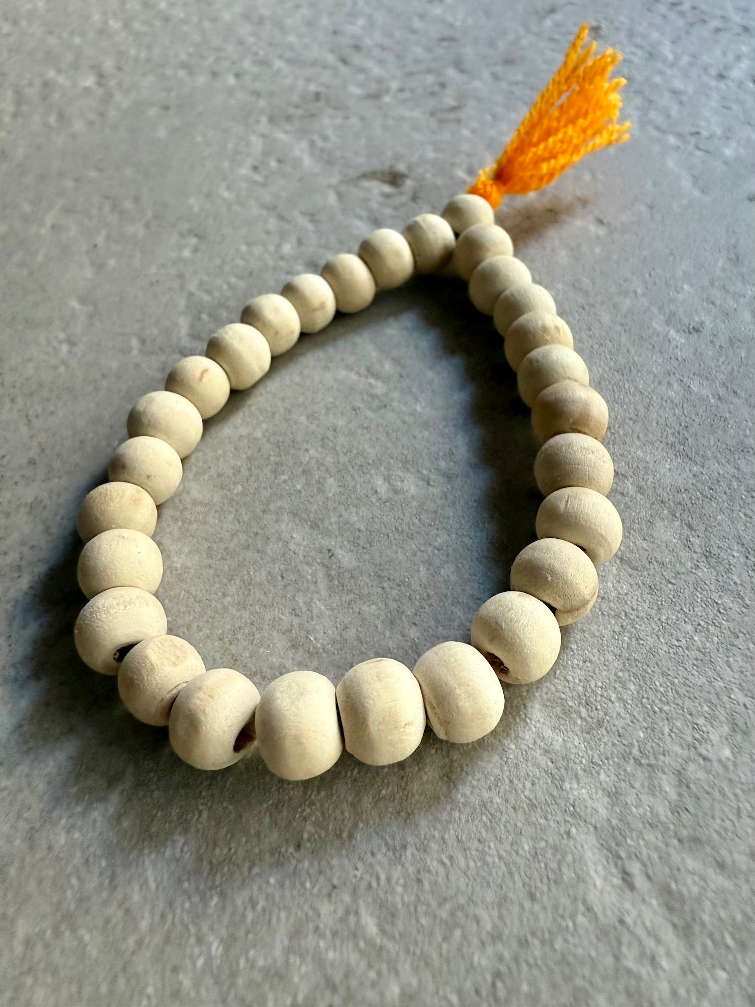 Wooden Bracelet with Tassel