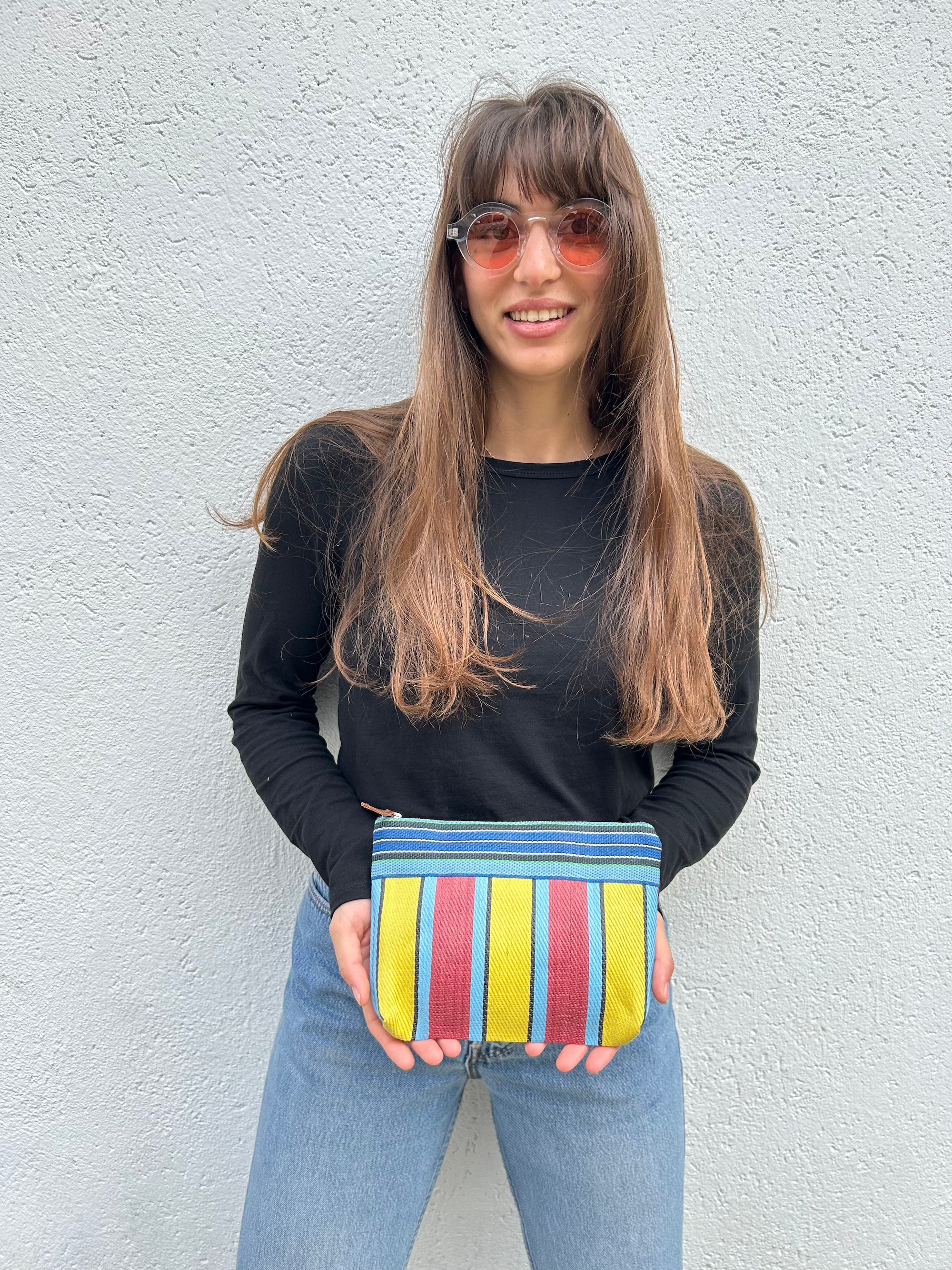 Striped Pouch