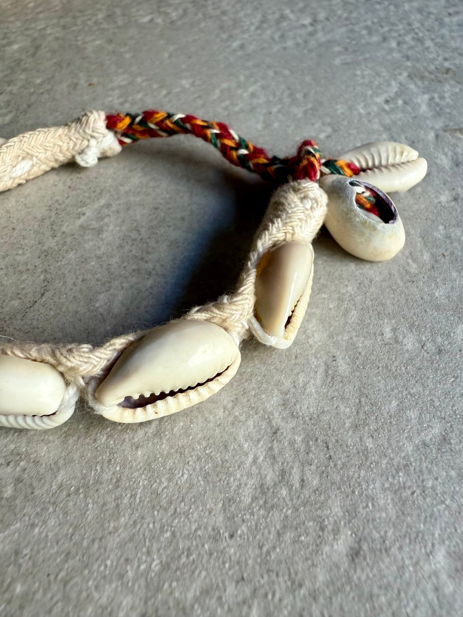 Baba Shell Anklet - White