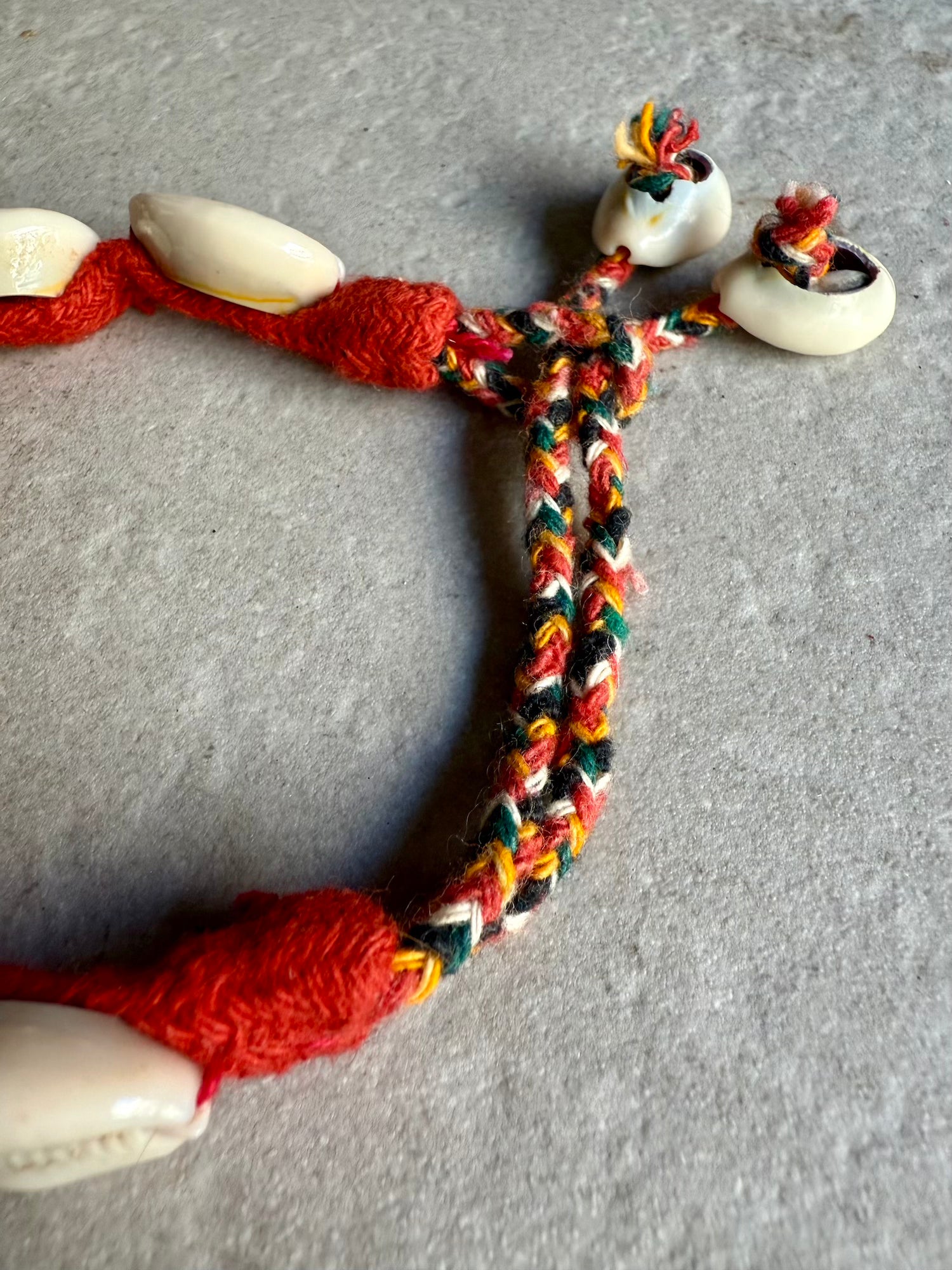 Baba Shell Anklet - Orange