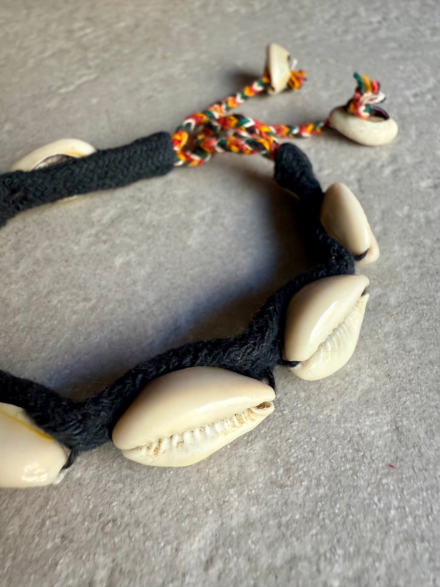 Baba Shell Anklet - Black