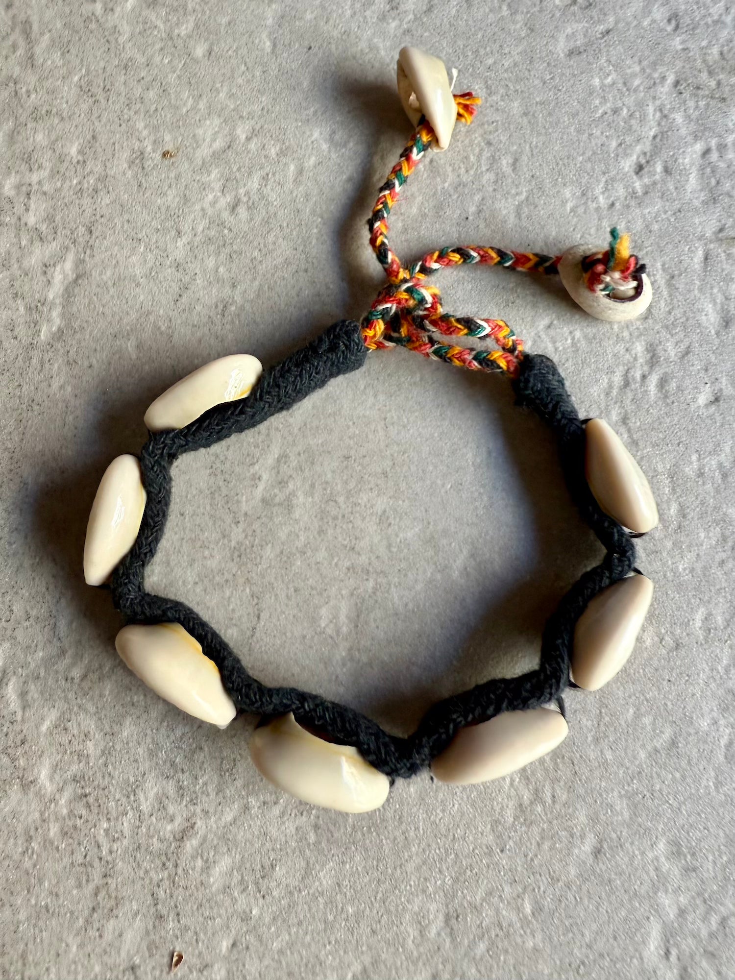 Baba Shell Anklet - Black