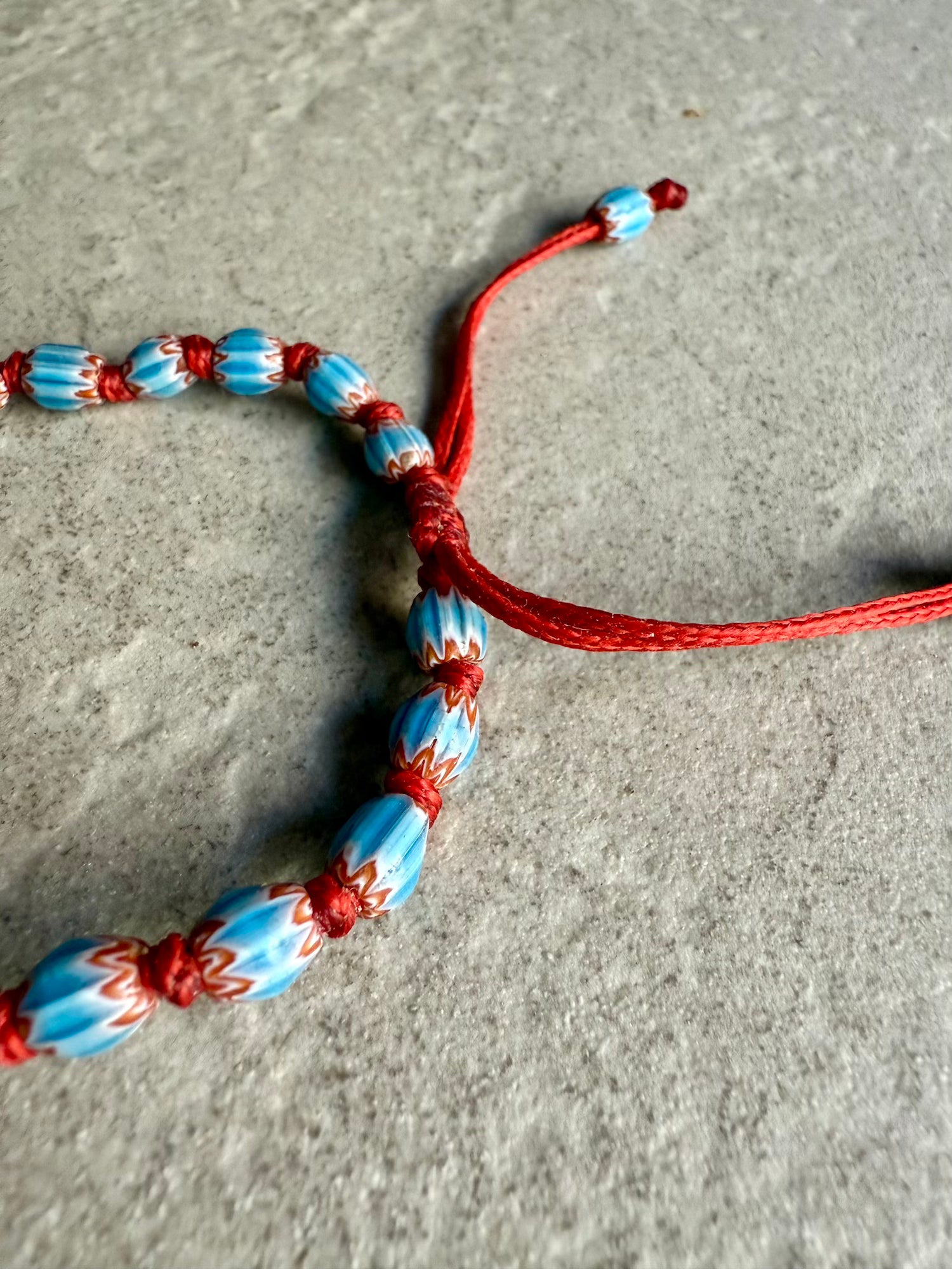 Lt. Blue Chevron Bracelet