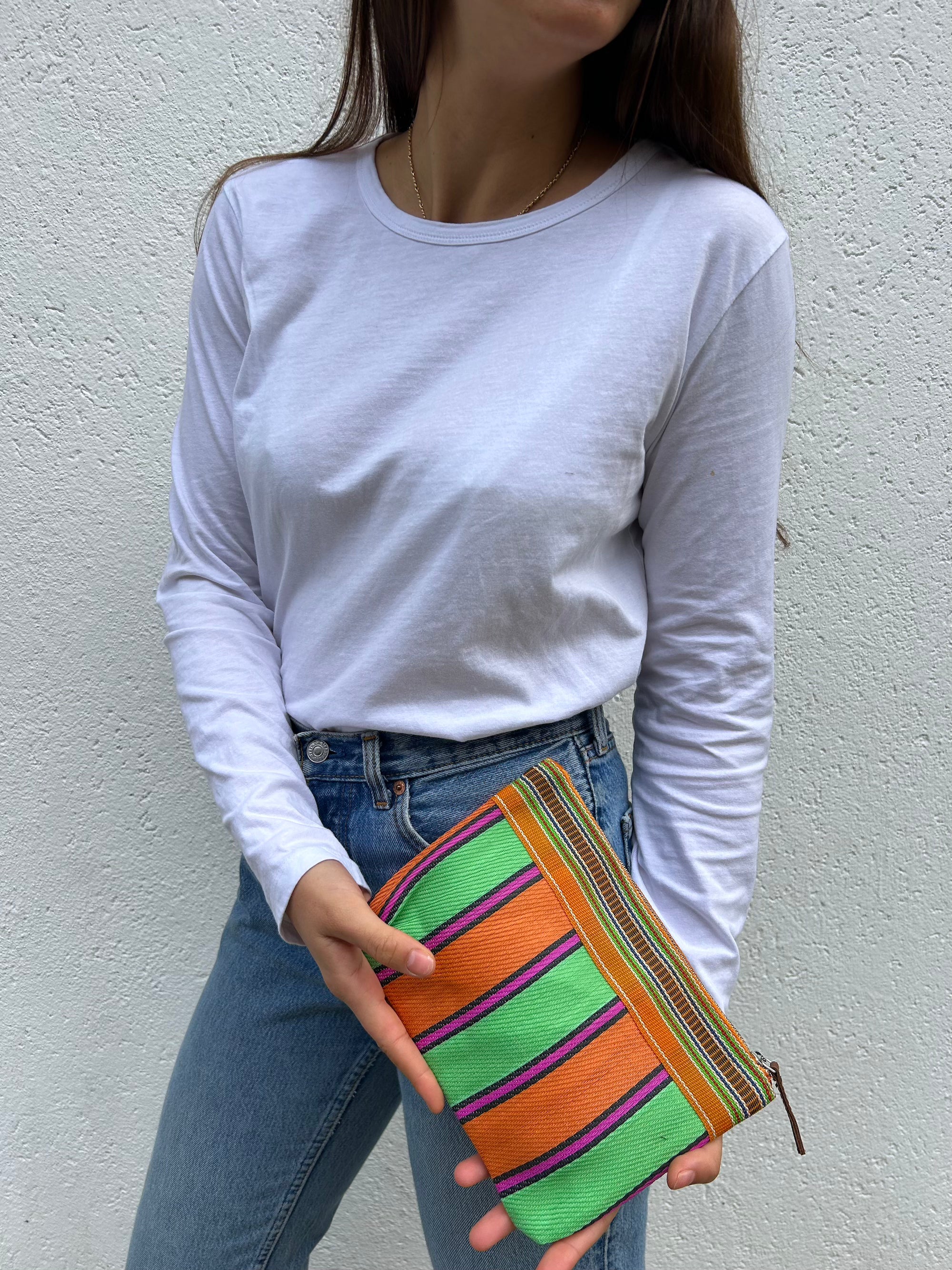 Striped Pouch