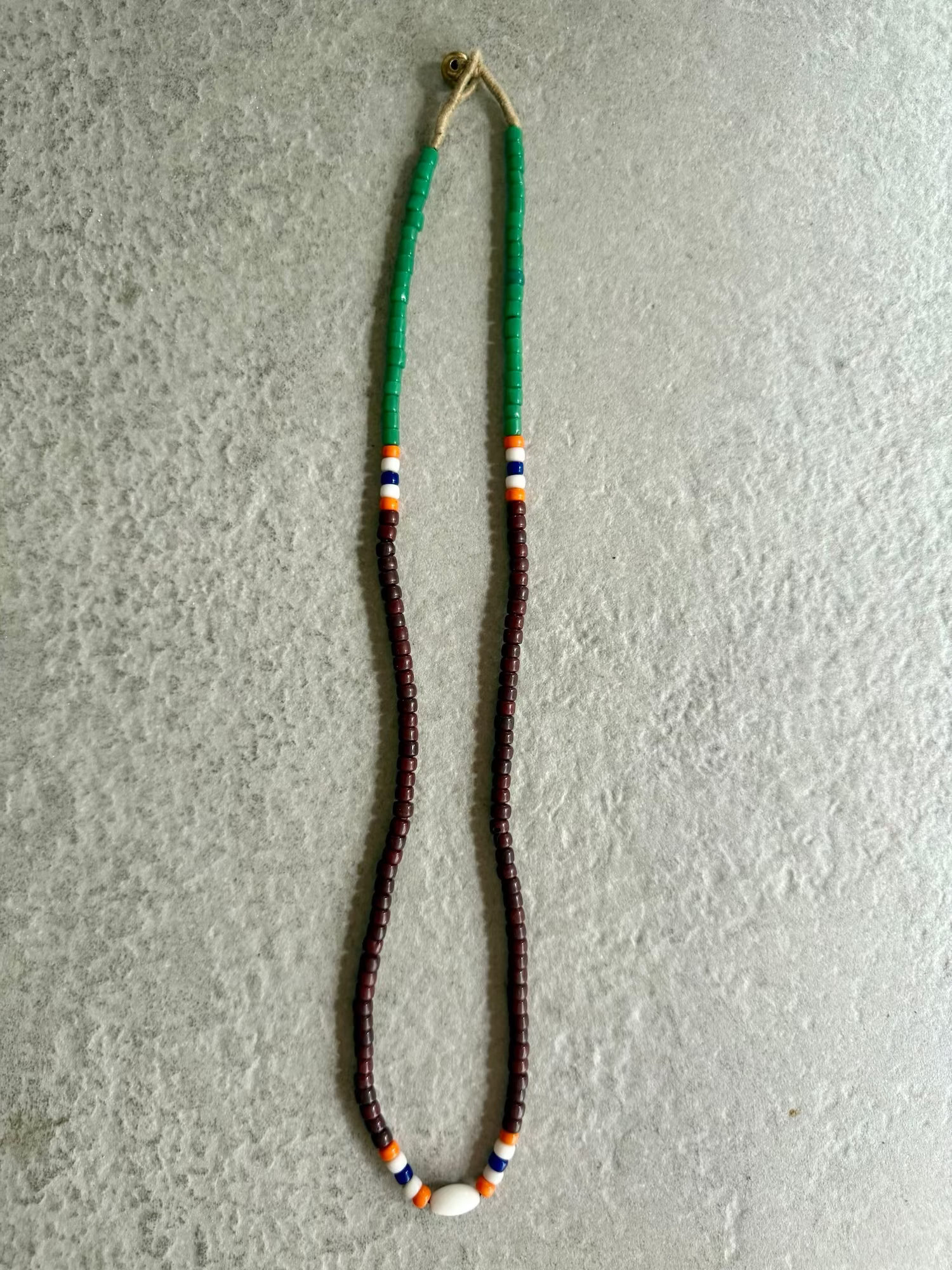 Nagaland Single Necklace - Brown