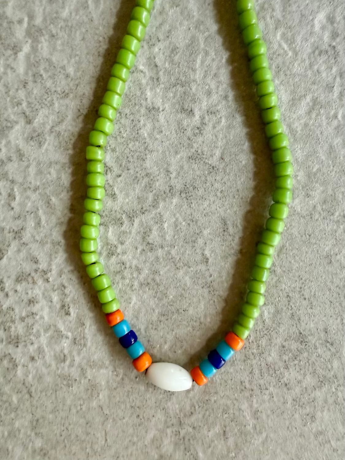 Nagaland Single Necklace - Light Green