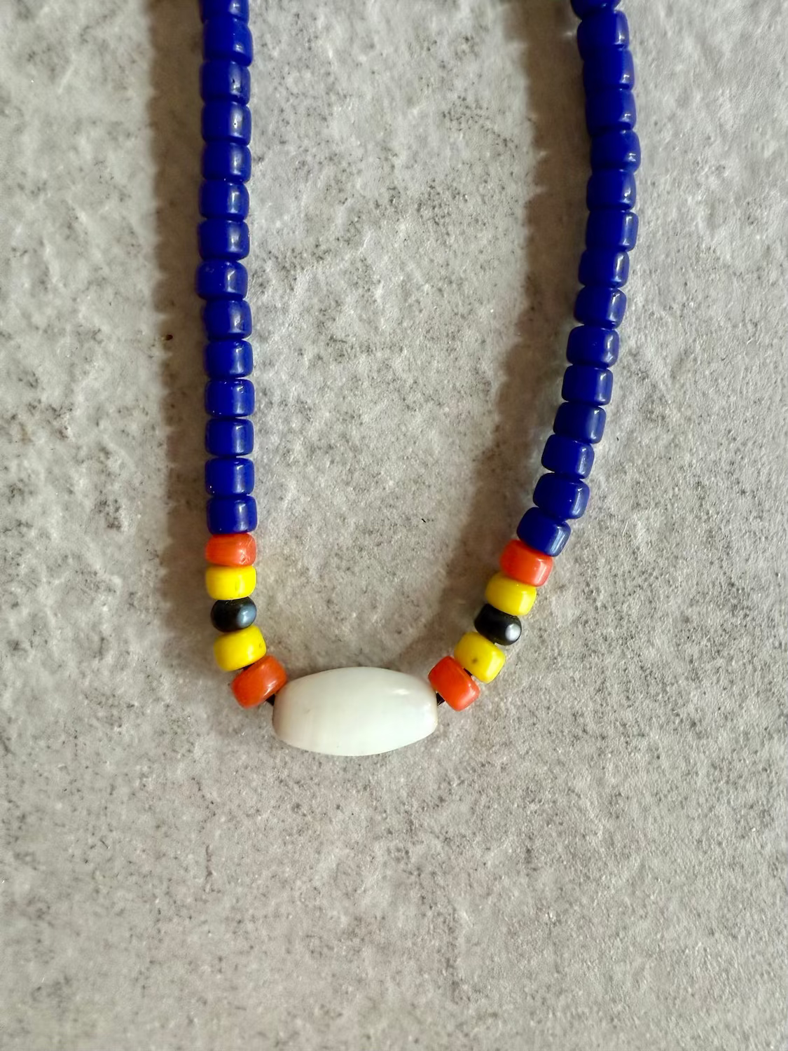 Nagaland Single Necklace - Blue
