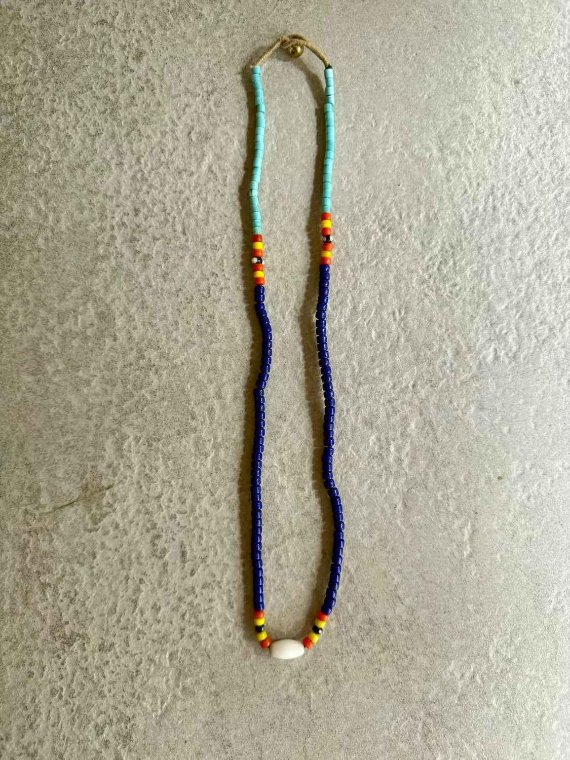 Nagaland Single Necklace - Blue