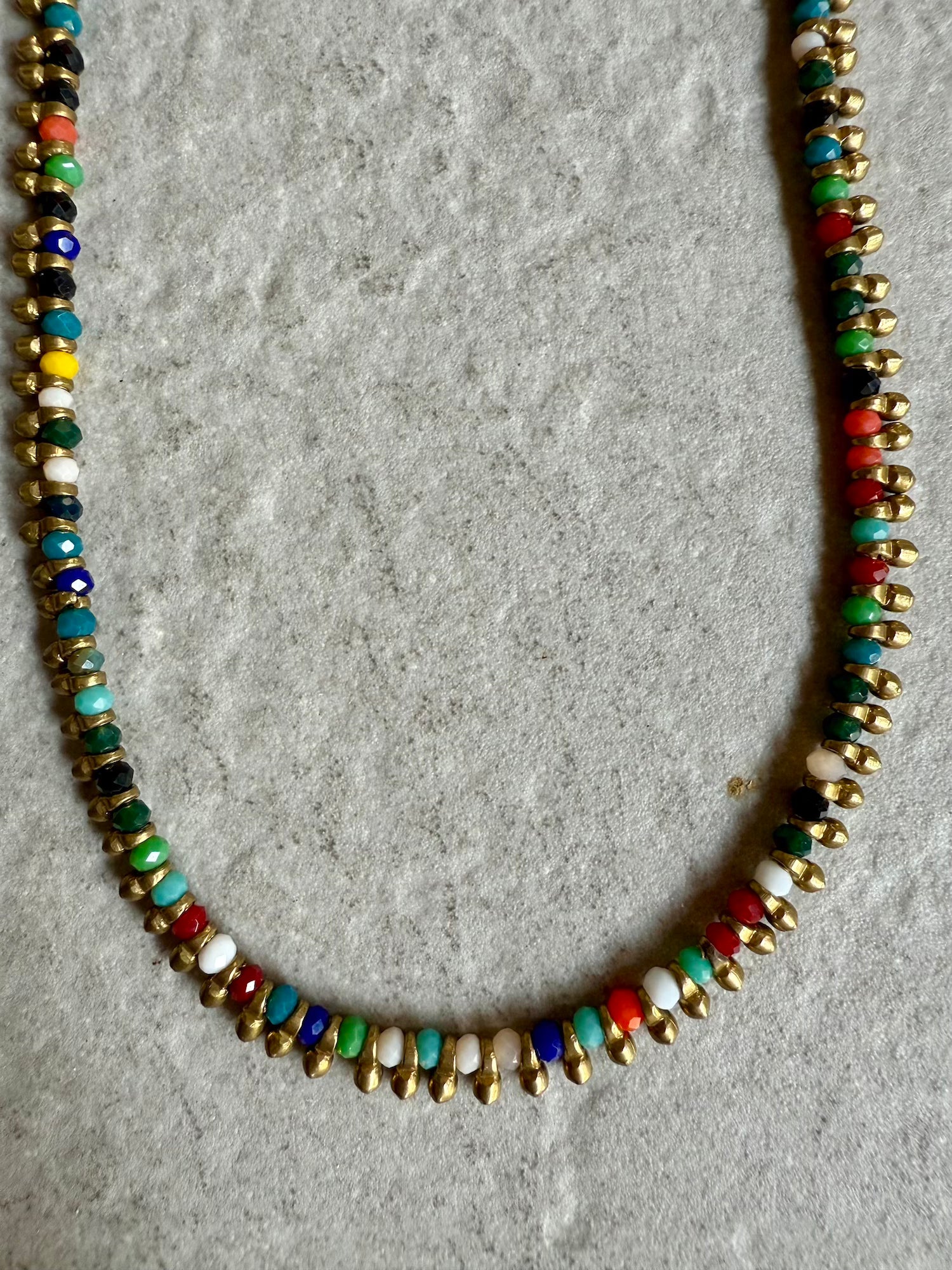Natasha Rich Necklace (short) - Multicolor