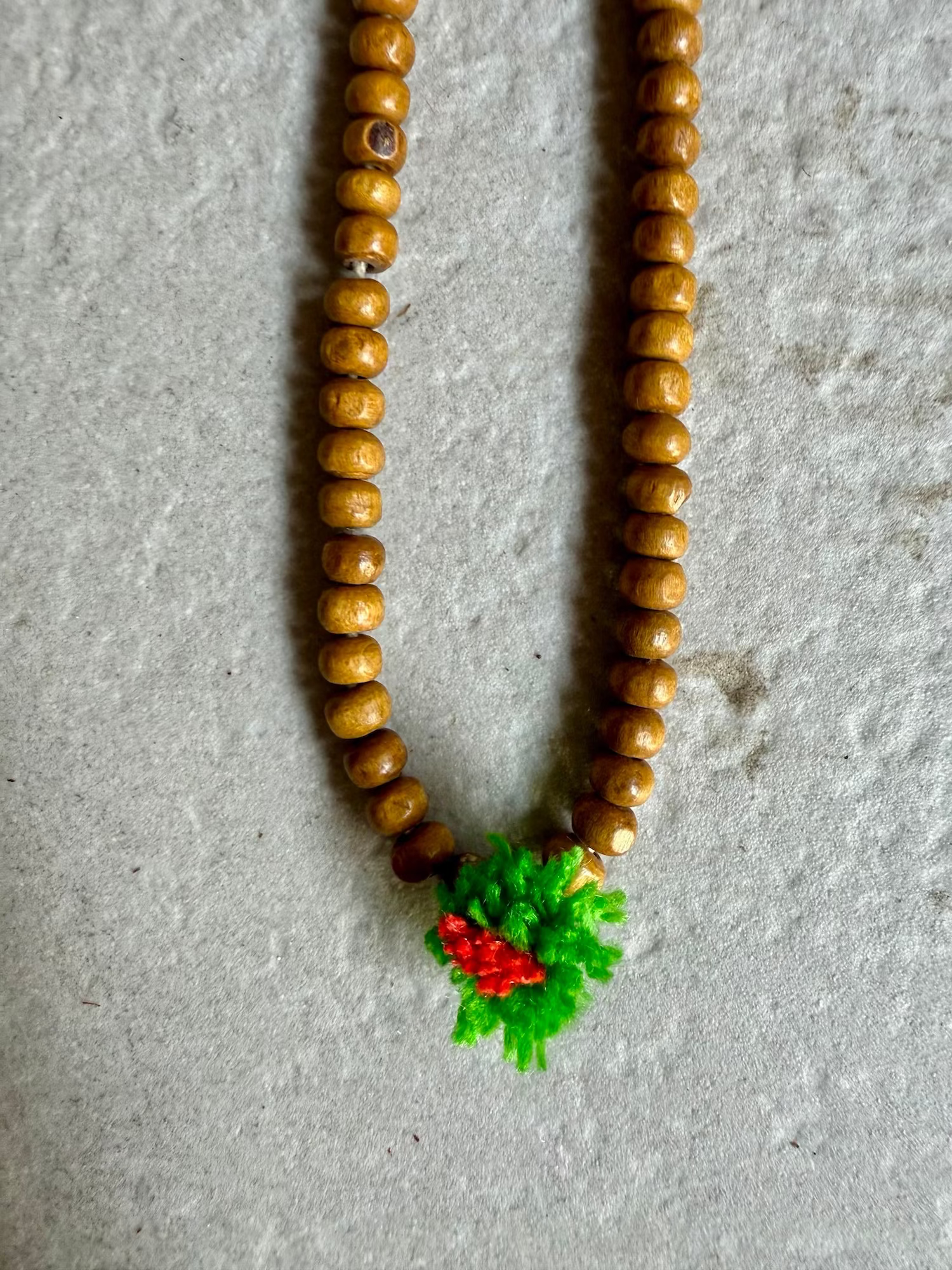 Wood Mala - Green