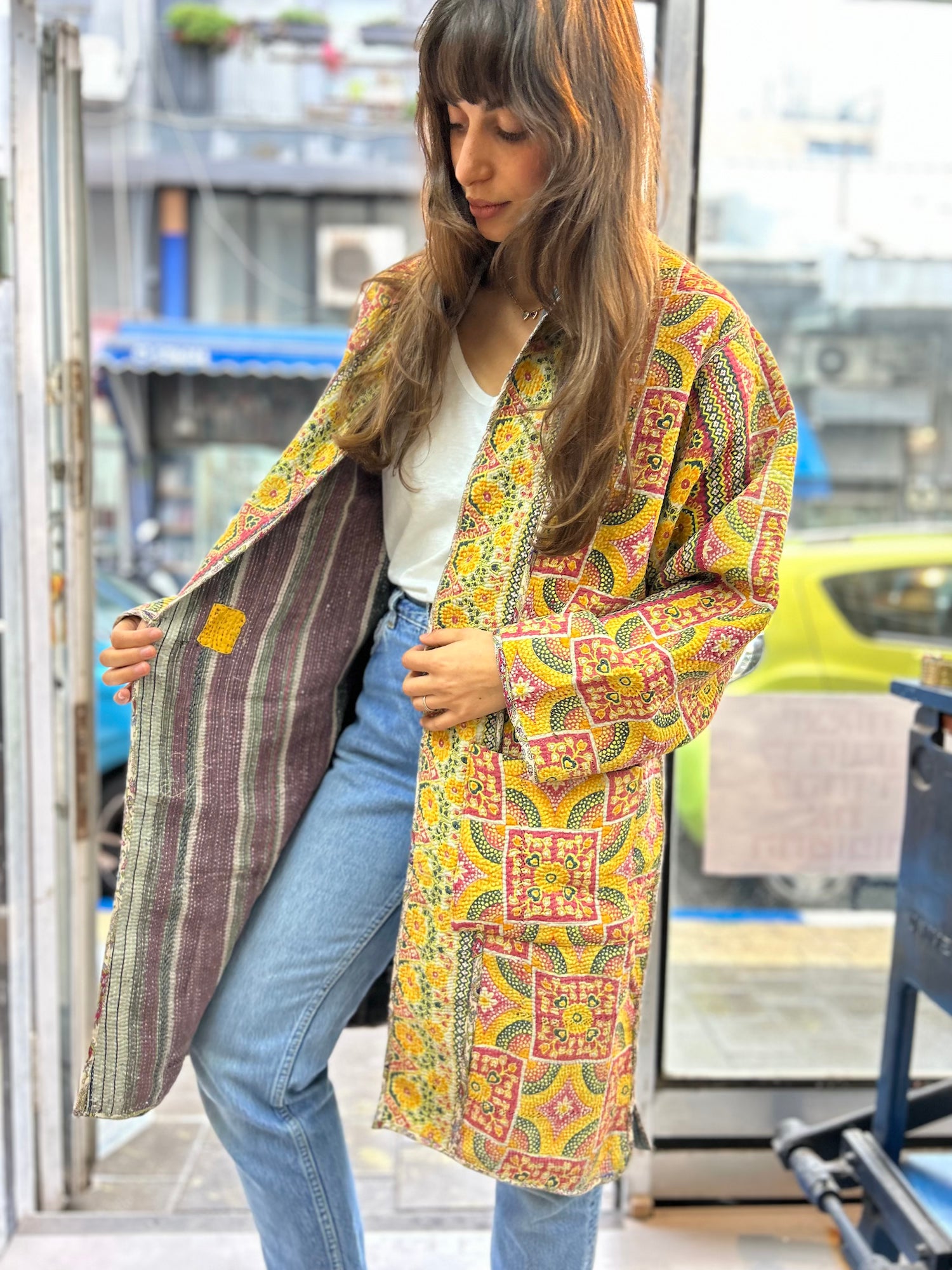 Long Kantha Jacket