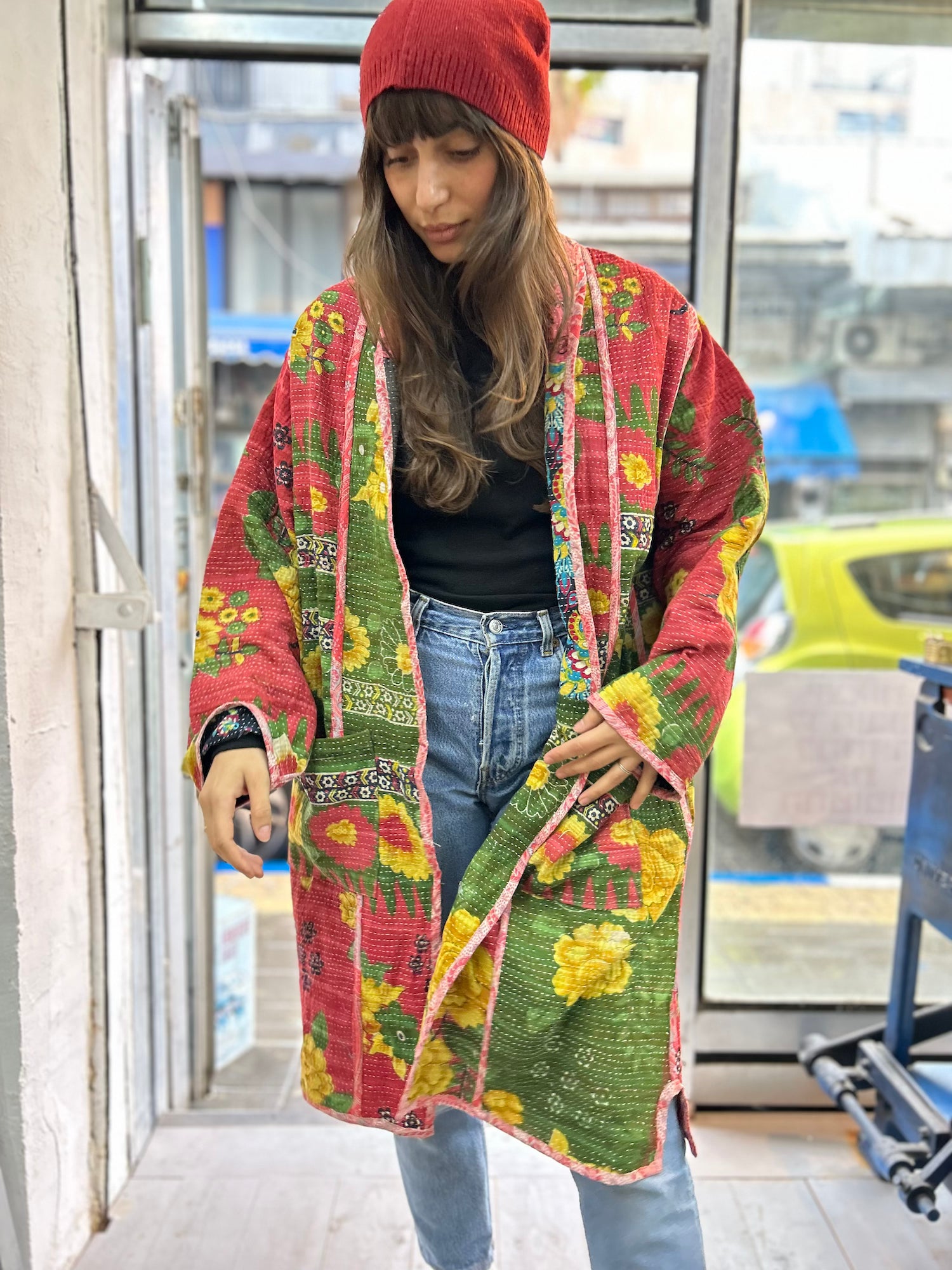 Long Kantha Jacket