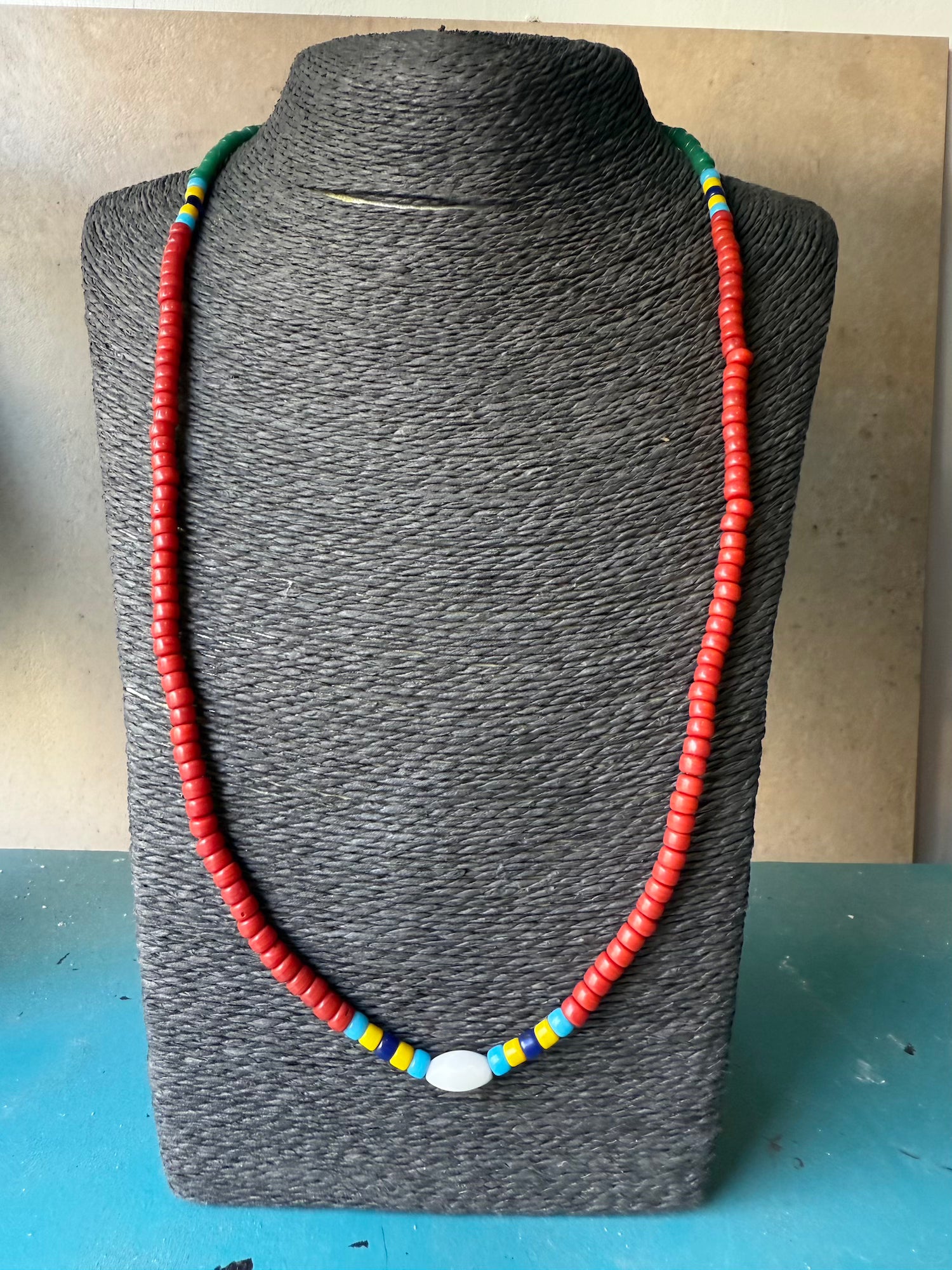 Nagaland Single Necklace - Red II