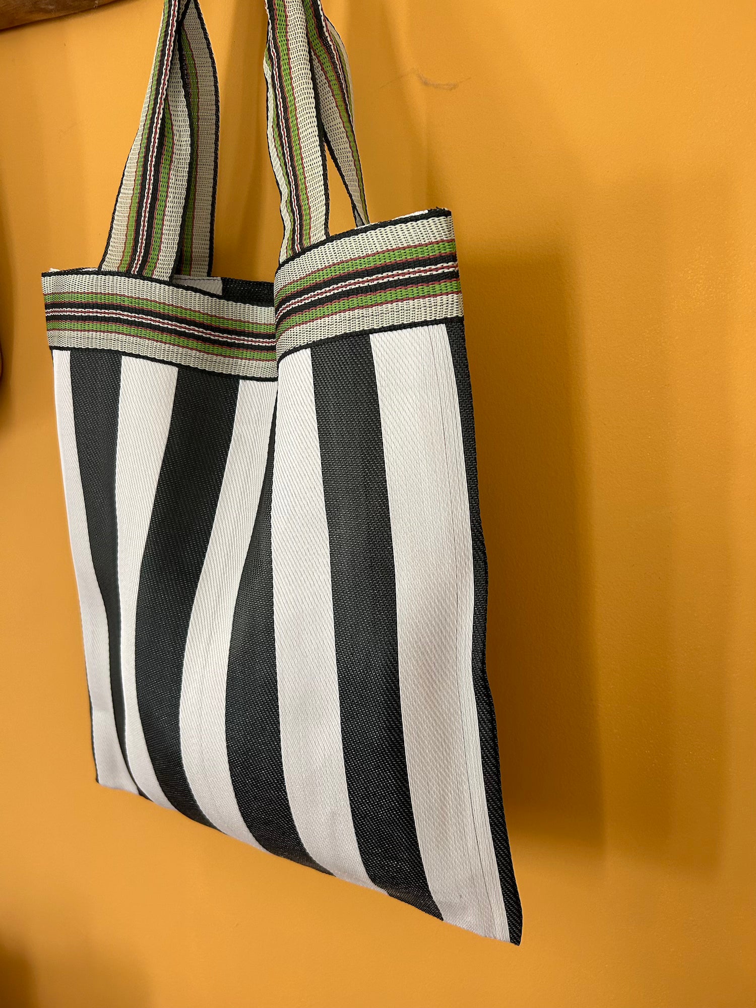 B&amp;W Striped Shopper