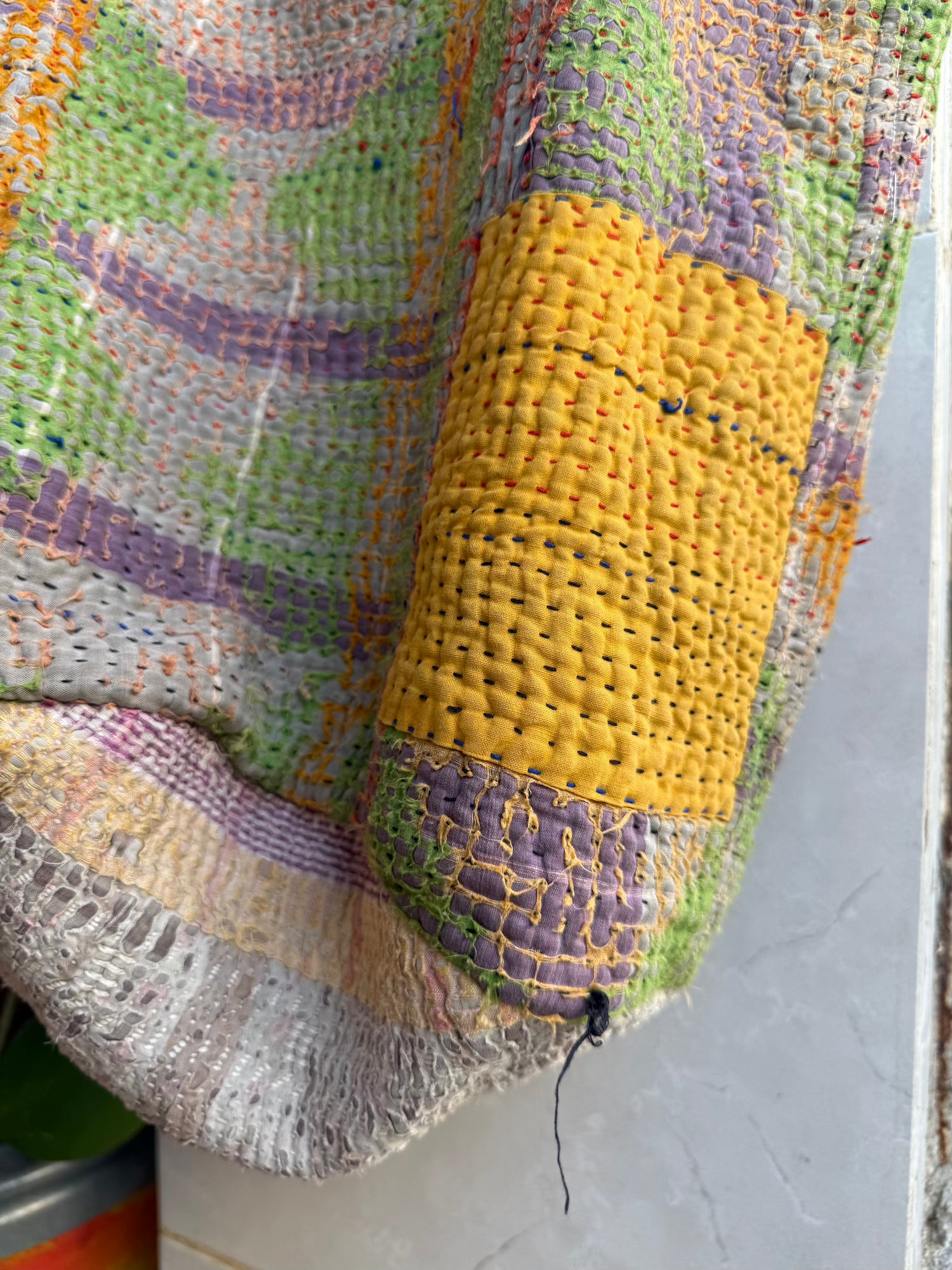 Oversized Kantha Bag