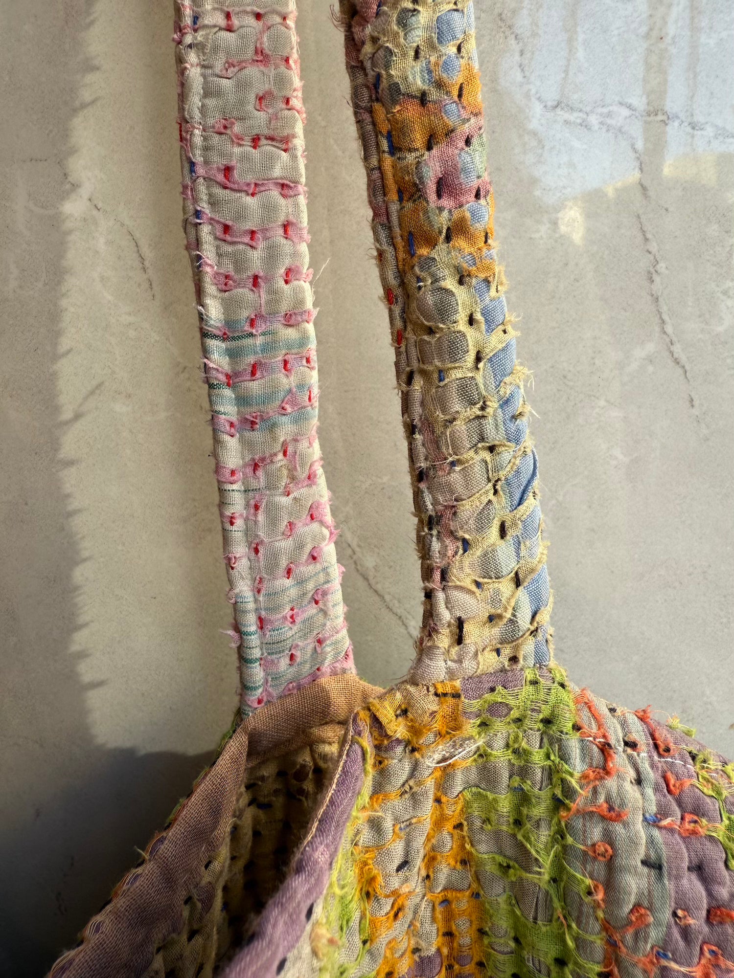 Oversized Kantha Bag