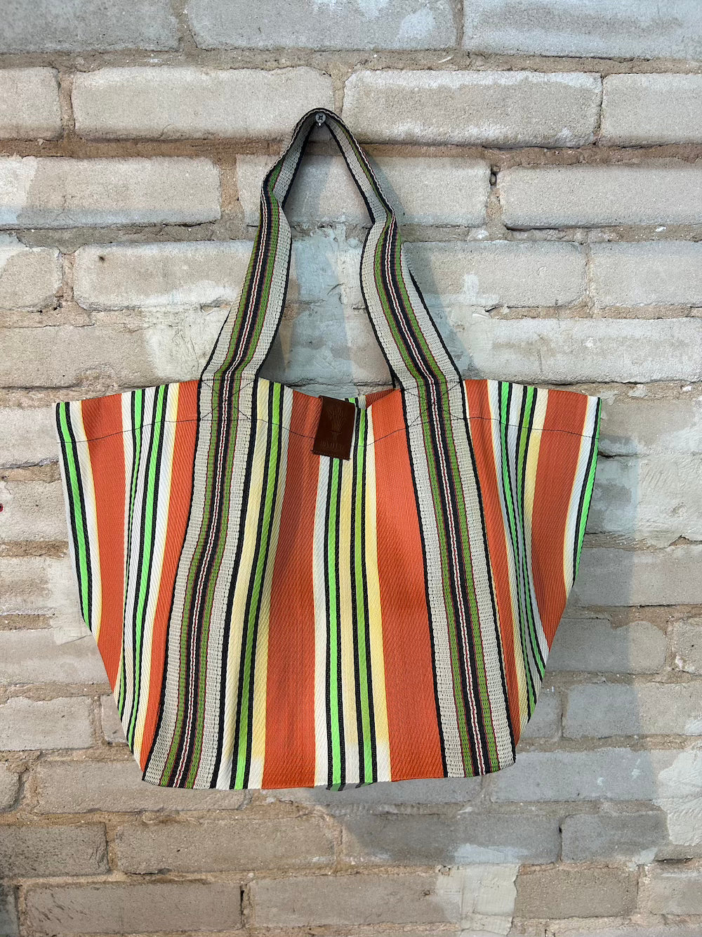 Medium Striped Bag