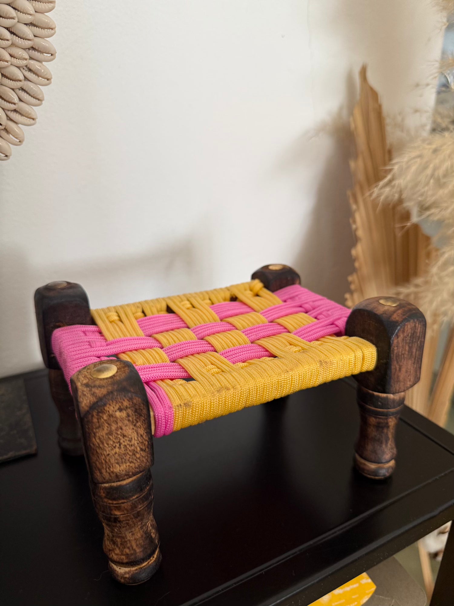 Small Traditional Wooden Charpai Khat