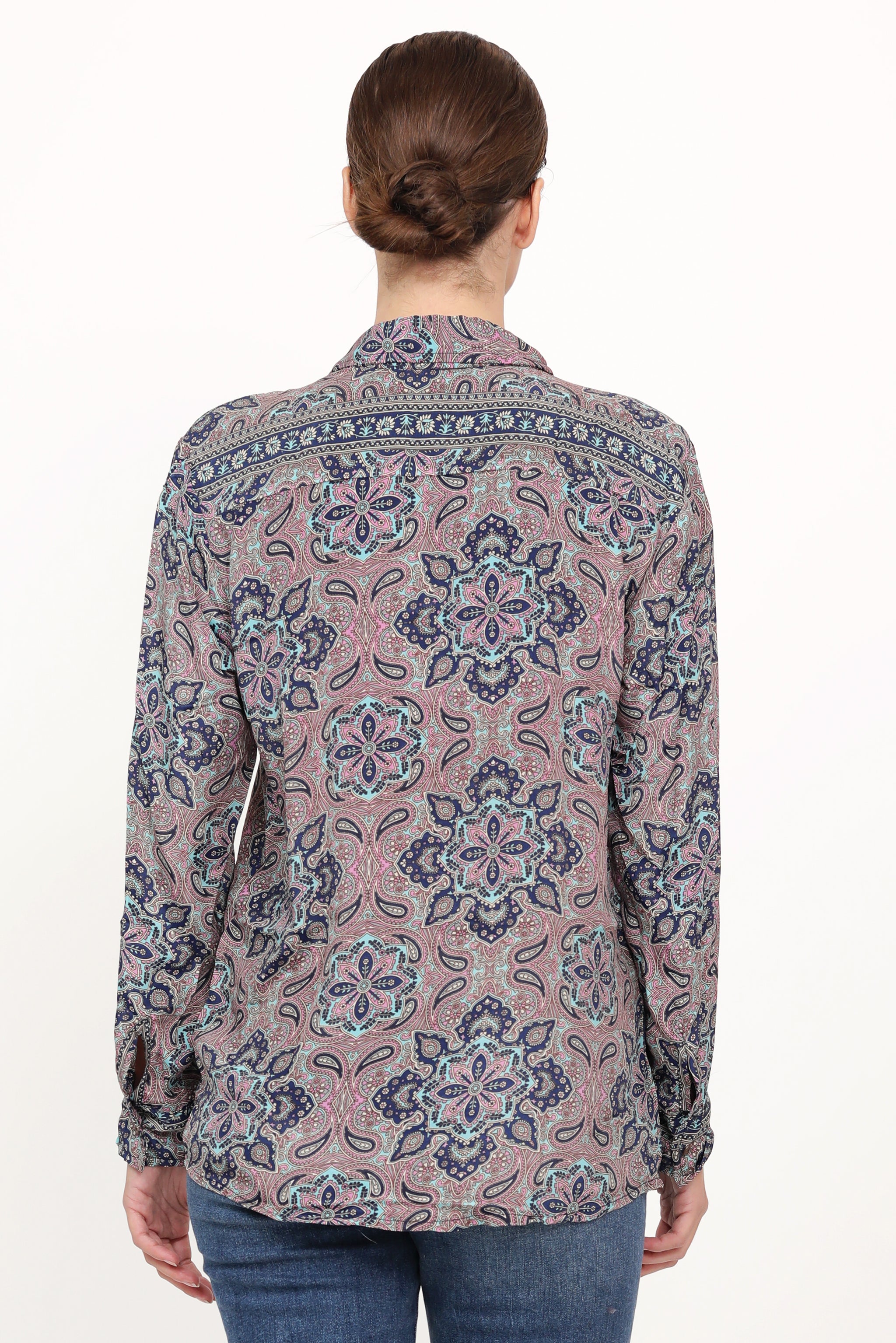 Nanda Shirt Purple Blue