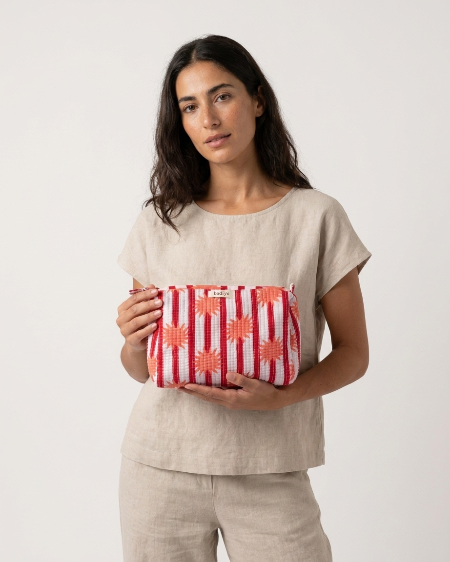 Porto Sun Makeup Bag - Set of 3