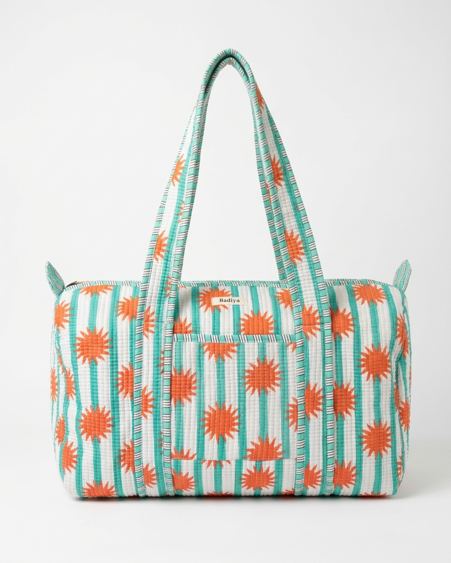 Duffle Bag - Turquoise Sun