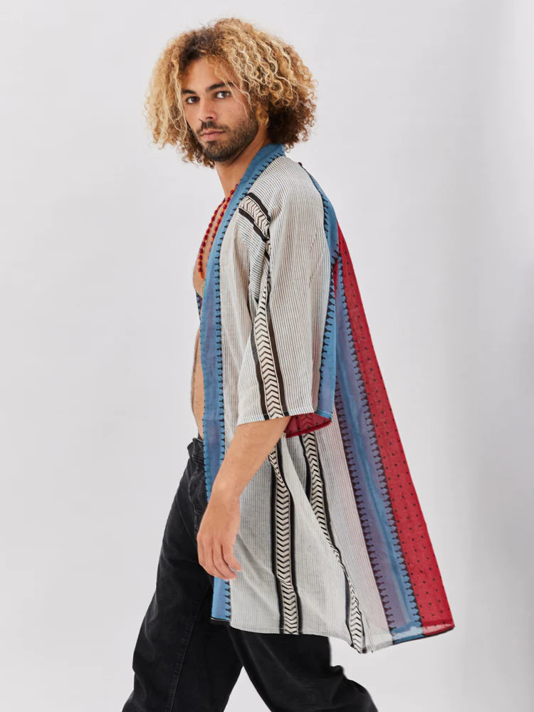 Cotton Print Kimono