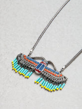 Load image into Gallery viewer, Flying Scarab Fringe Necklace
